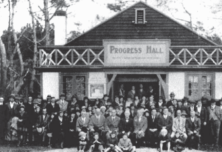 Oct 1958: Where it all began for East Coast Bays #theallmightybays. It was born here at the Progress Hall; which now stands proud: The Bays Club.